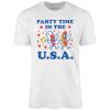 Party Time in The U.S.A. - Unisex T-Shirt - Image 3