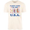 Party Time in The U.S.A. - Unisex T-Shirt - Image 2