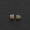 14k Gold x Opal Heart Earrings