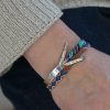 Silver Bracelet w/ Multi Stones - Image 2