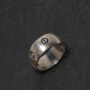 Silver Band Ring / size: 12